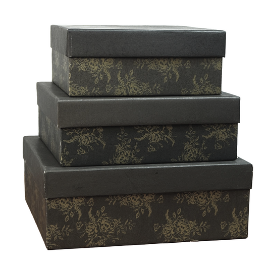 Top & Bottom Trio Boxes – 3-Piece Premium Gift Set