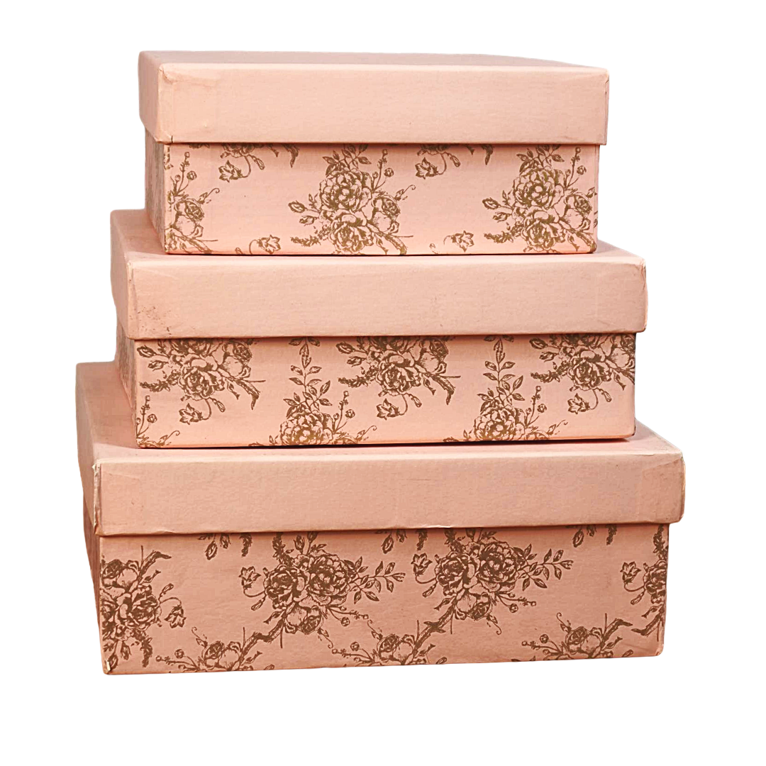 Top & Bottom Trio Boxes – 3-Piece Premium Gift Set