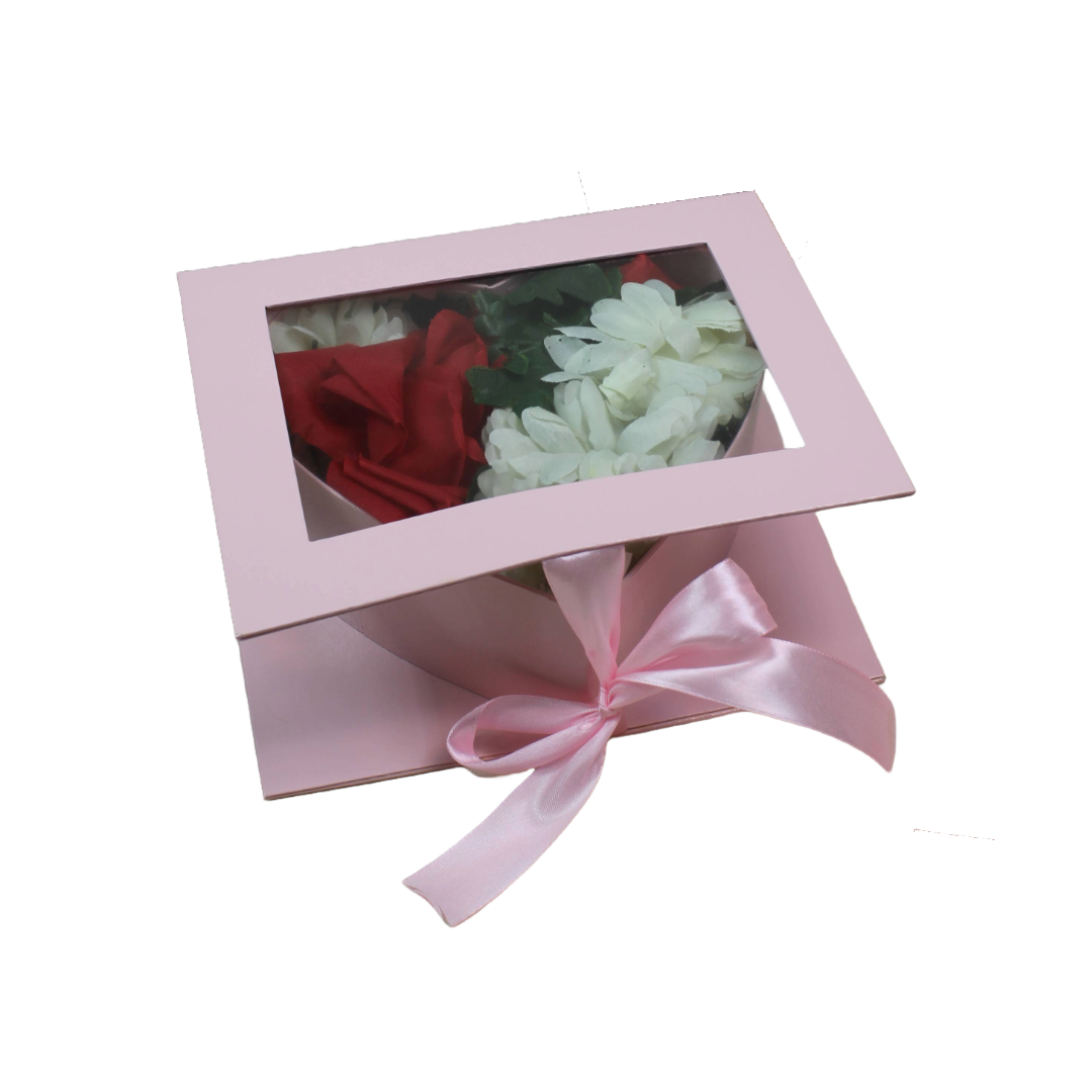 Cardboard Booklet Heart Shape Gift Box Chocolate Box