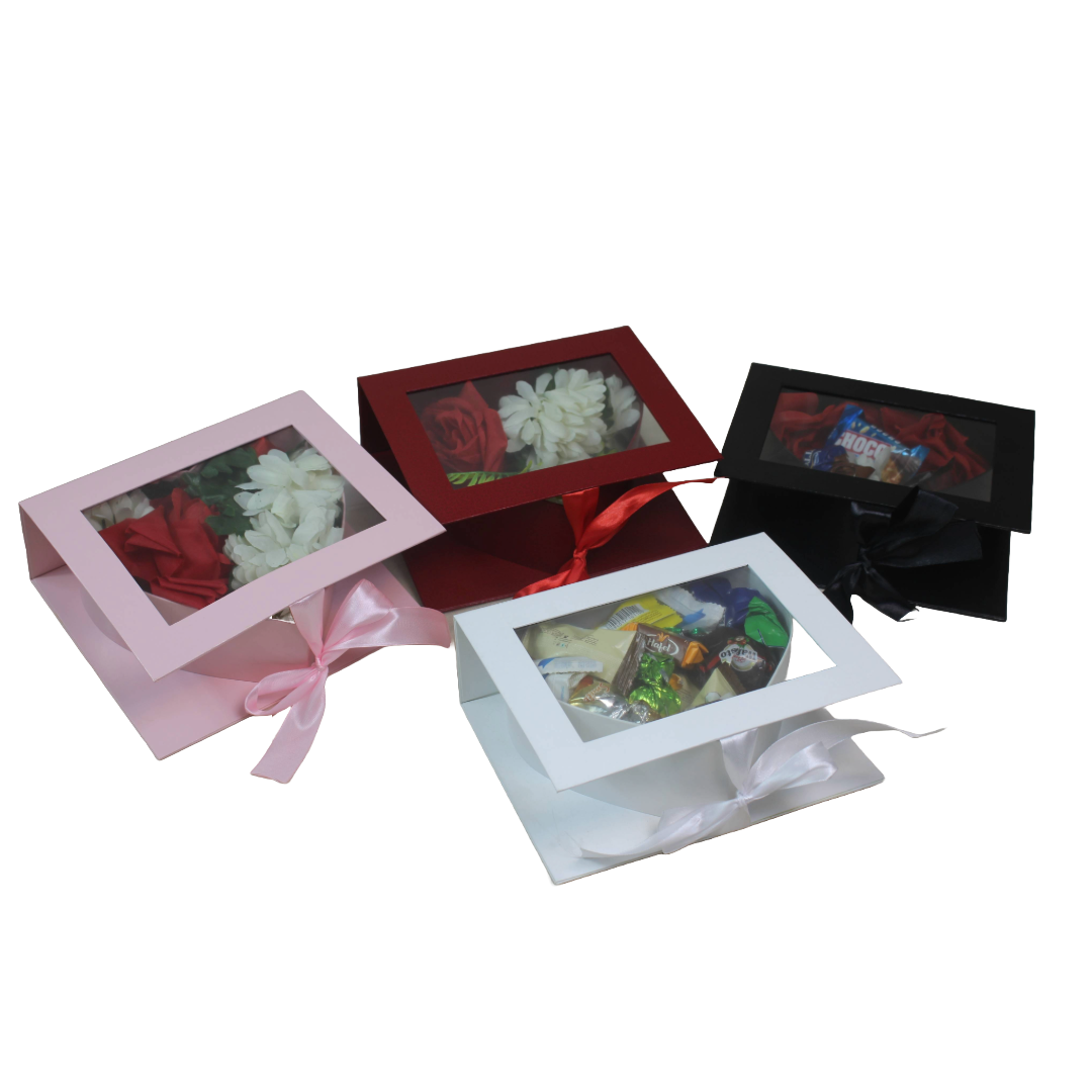 Cardboard Booklet Heart Shape Gift Box Chocolate Box