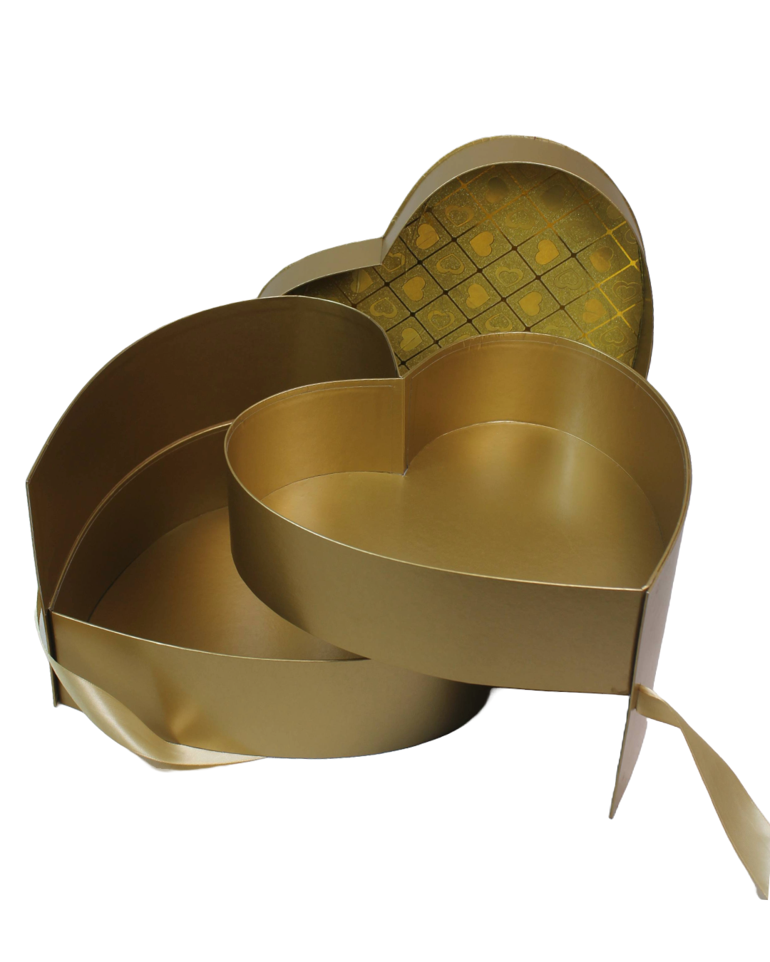 Heart Shape Cardboard Double Layer Gift Box