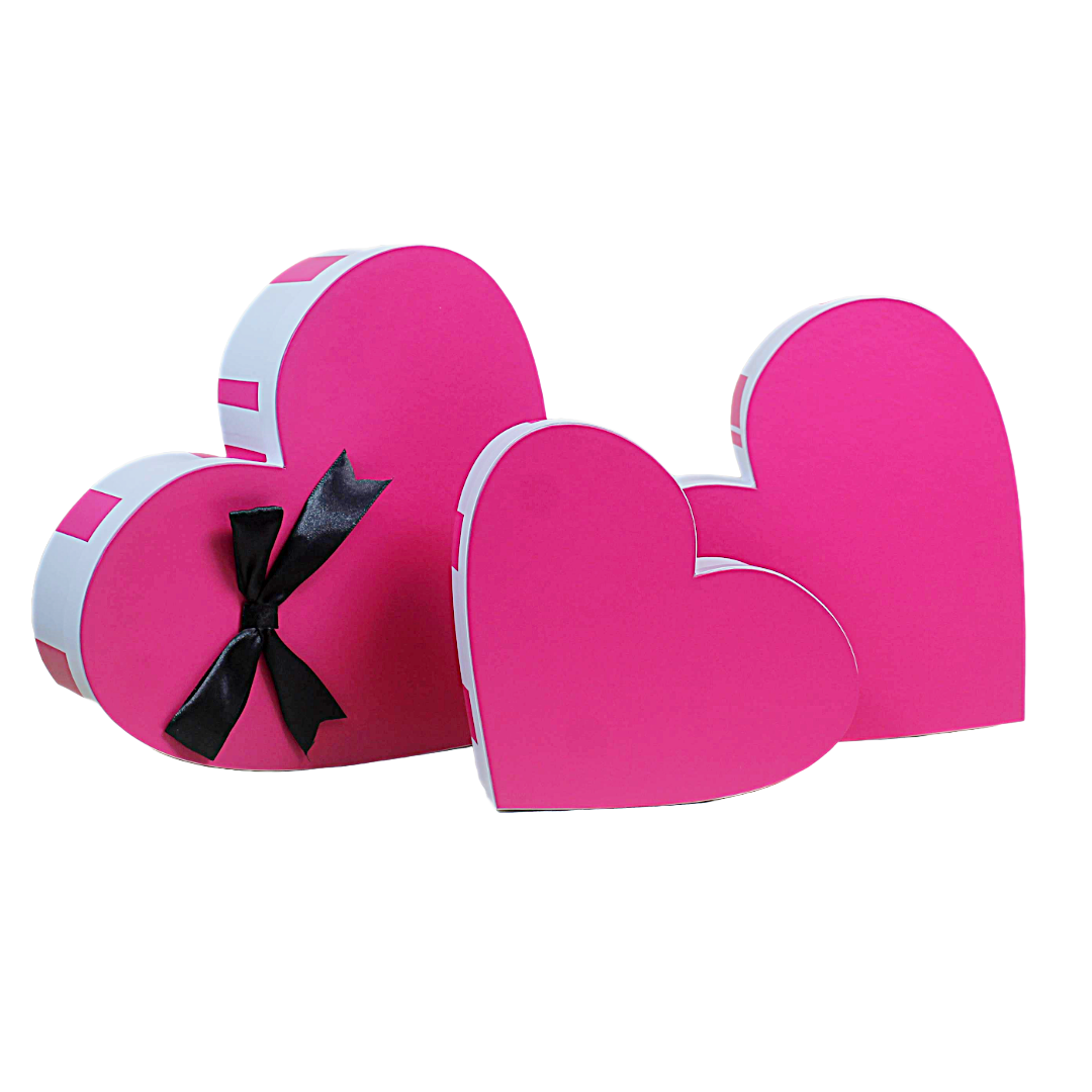 3 pcs Heart Shape Cardboard Gift Box