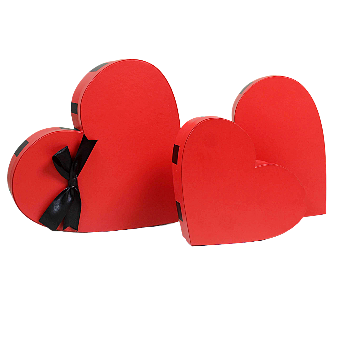 3 pcs Heart Shape Cardboard Gift Box