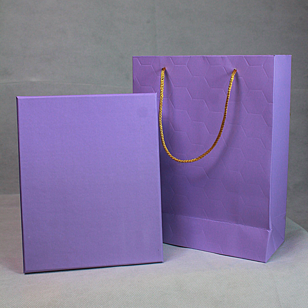 Duo Set Carboard Box With Bag