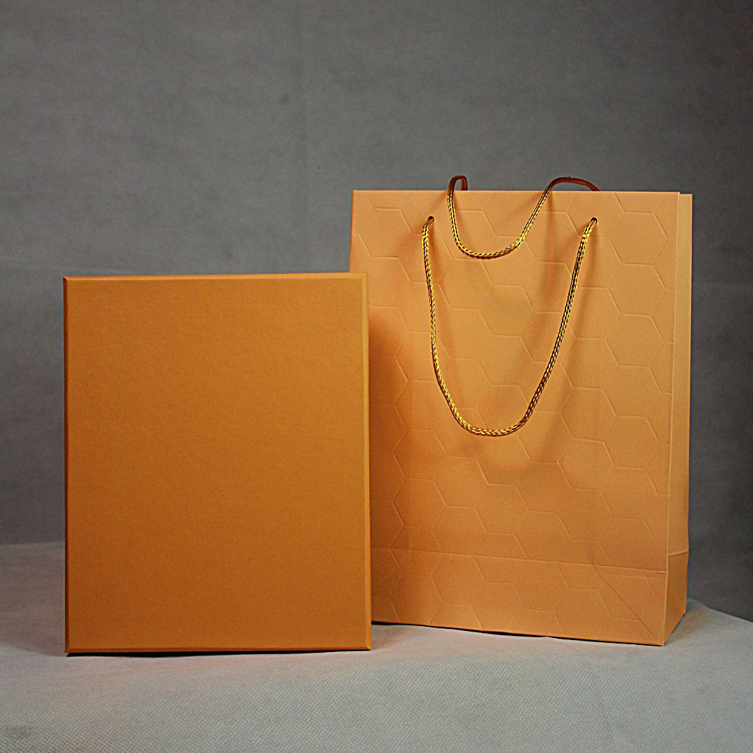 Duo Set Carboard Box With Bag