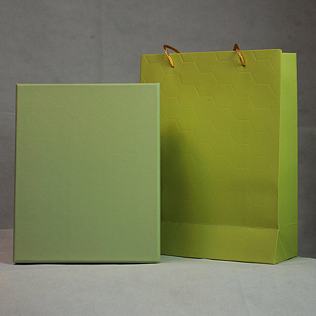 Duo Set Carboard Box With Bag