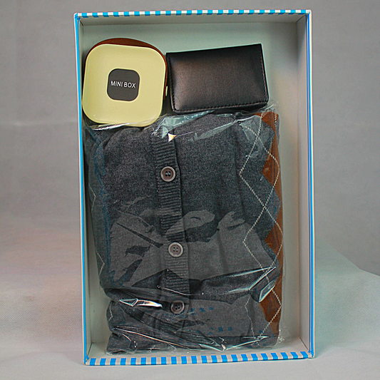 Duo Set Cardboard Box With Bag