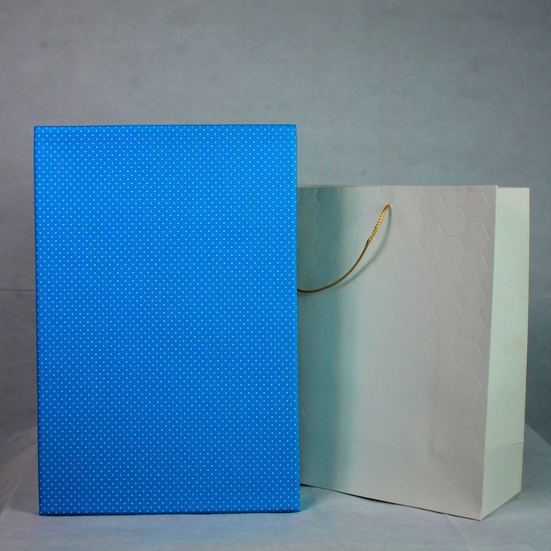 Duo Set Cardboard Box With Bag