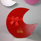 Elegant Chand Shape Eid Mubarak Gift Box