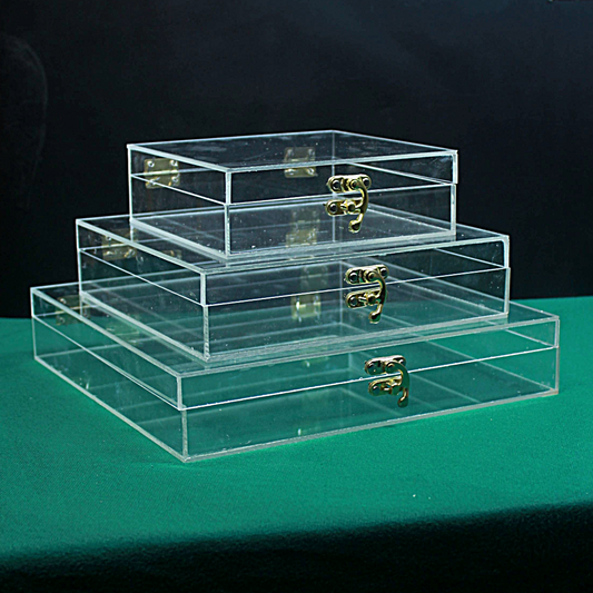 Booklet Acrylic Boxes with U Lock
