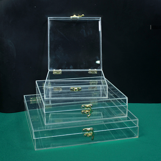 Booklet Acrylic Boxes with U Lock