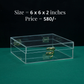 Booklet Acrylic Boxes with U Lock