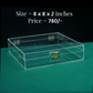 Booklet Acrylic Boxes with U Lock