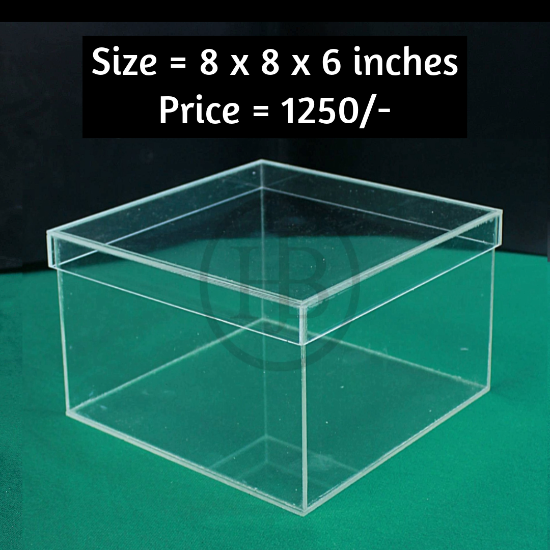 Acrylic Elegance Storage Boxes, Birthday Gift, Wedding Celebration