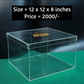 Acrylic Elegance Storage Boxes, Birthday Gift, Wedding Celebration
