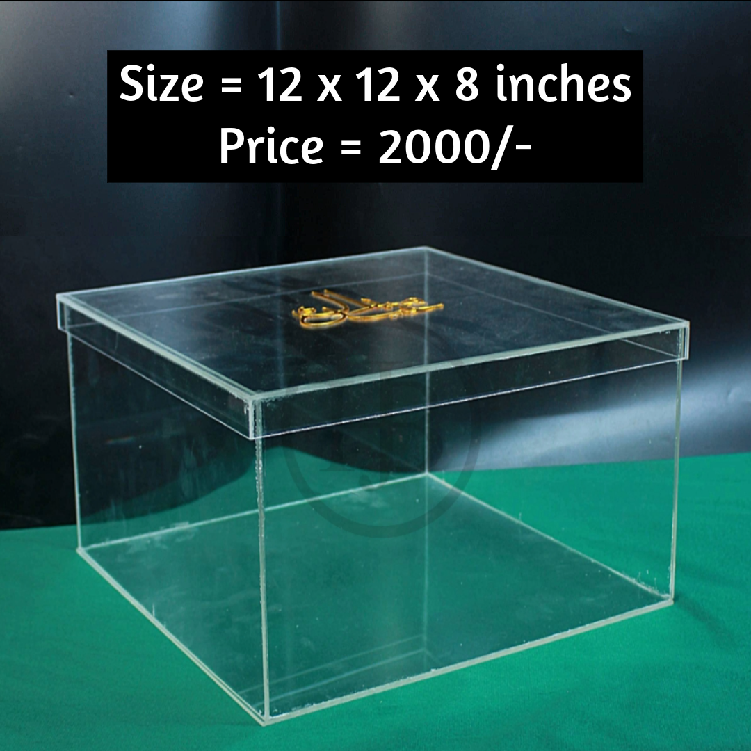 Acrylic Elegance Storage Boxes, Birthday Gift, Wedding Celebration