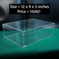 Acrylic Elegance Storage Boxes, Birthday Gift, Wedding Celebration