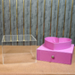 Acrylic Lid Heart with Drawer Chocolate & Gift Box