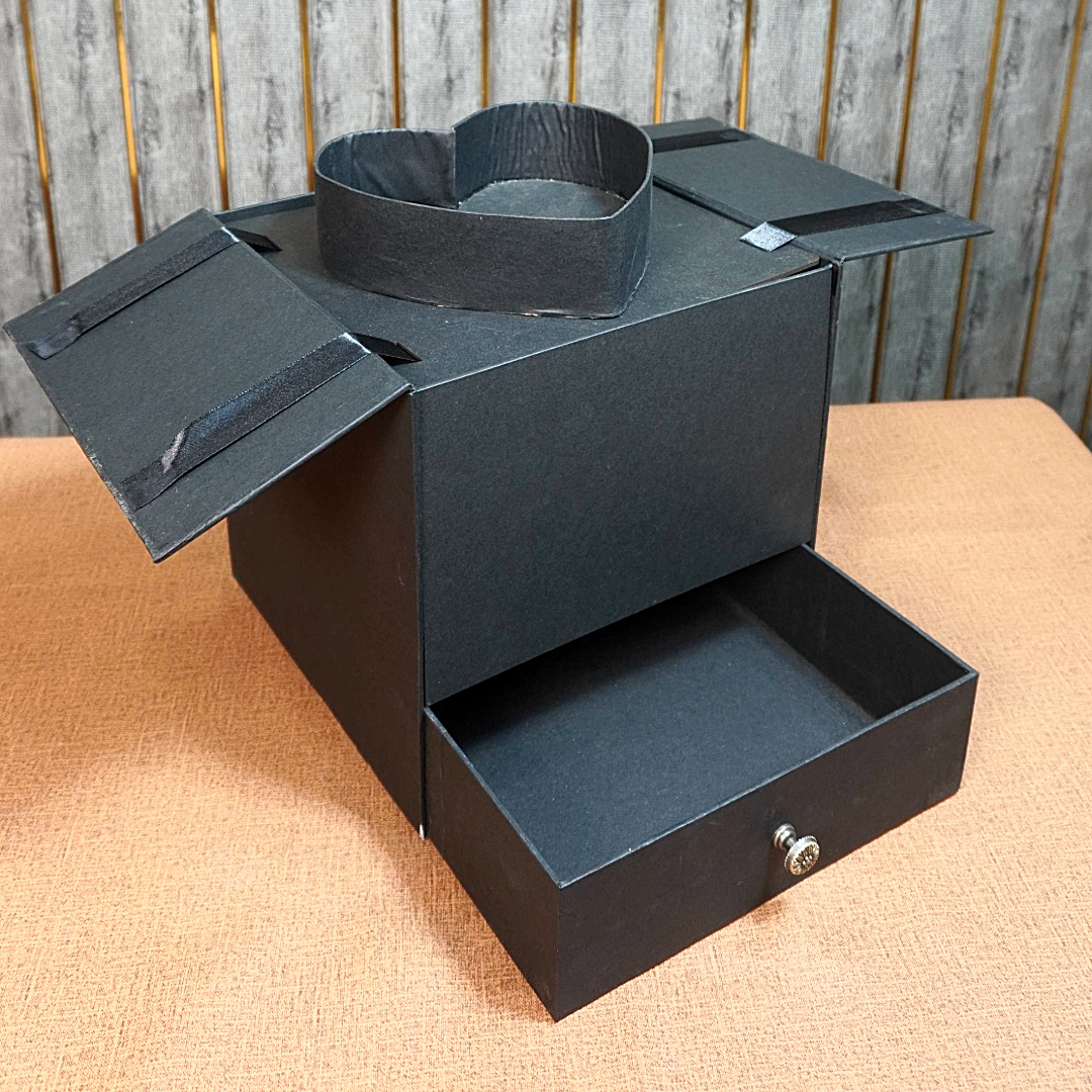 Popup Heart with Drawer Gift Box
