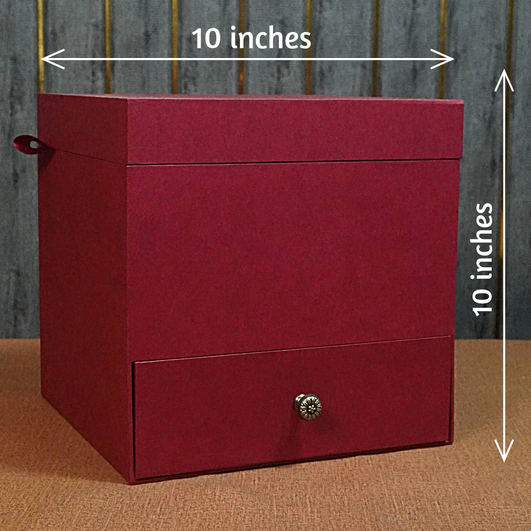 Open Lid With Drawer Gift Box