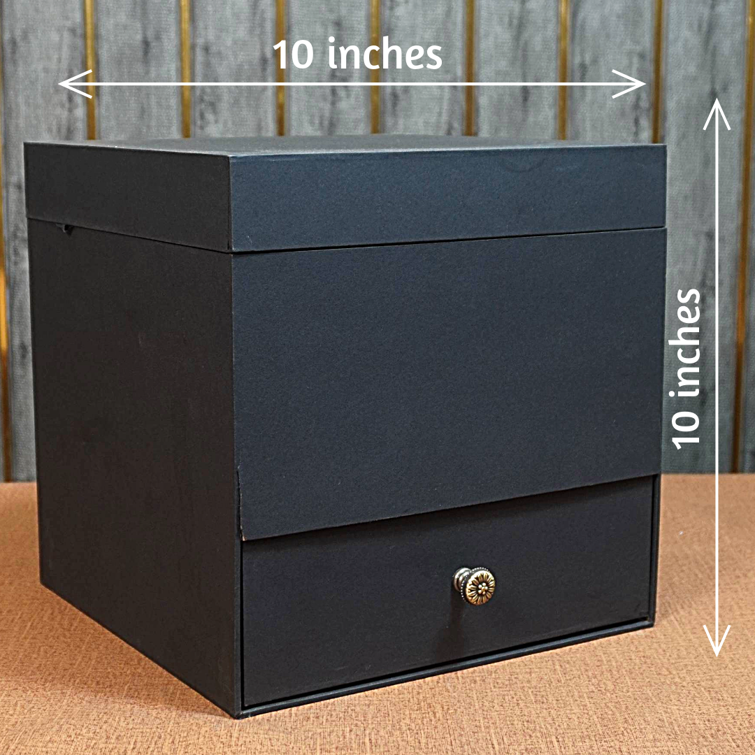 Open Lid With Drawer Gift Box