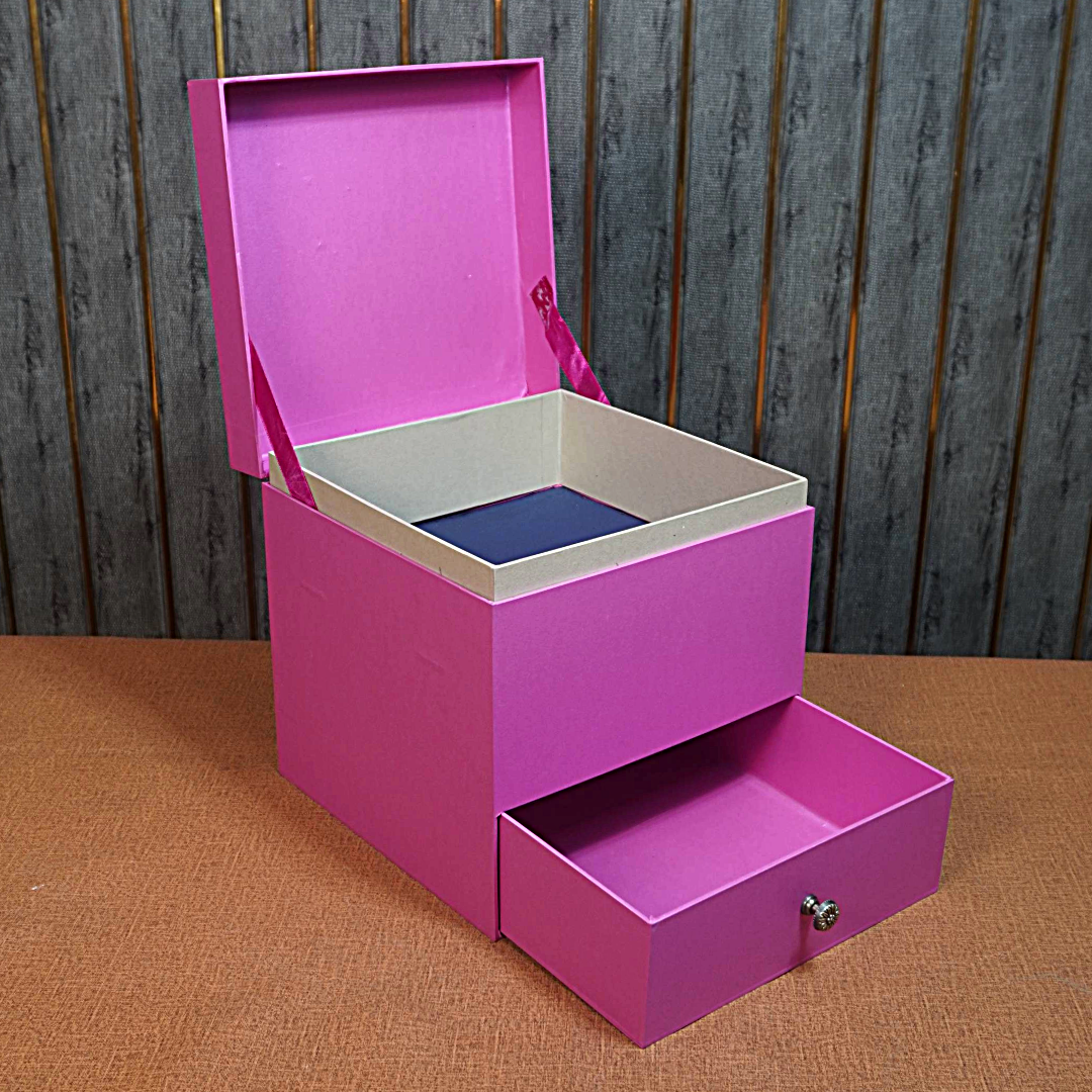 Open Lid With Drawer Gift Box