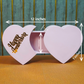 Double Heart Sliding Drawer Chocolate & Gift Box