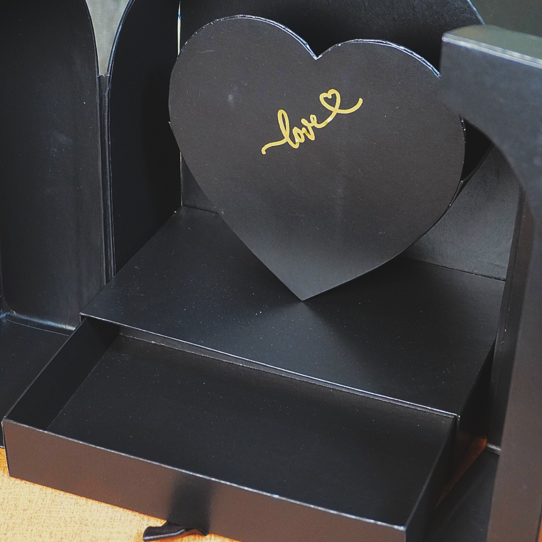 Cupboard Style with Heart inside & Drawer Gift Box