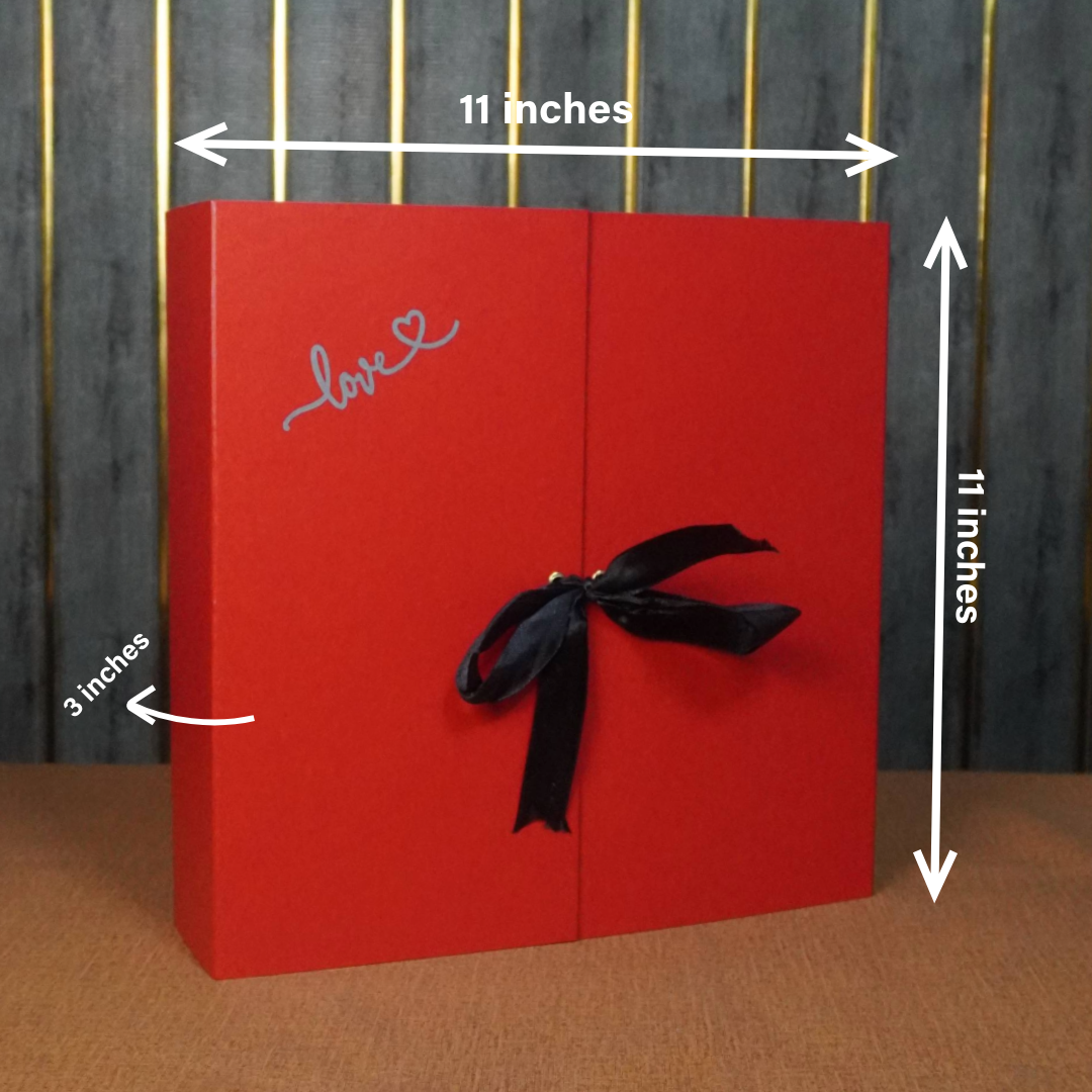 Double Door Heart Chocolate & Gift Box