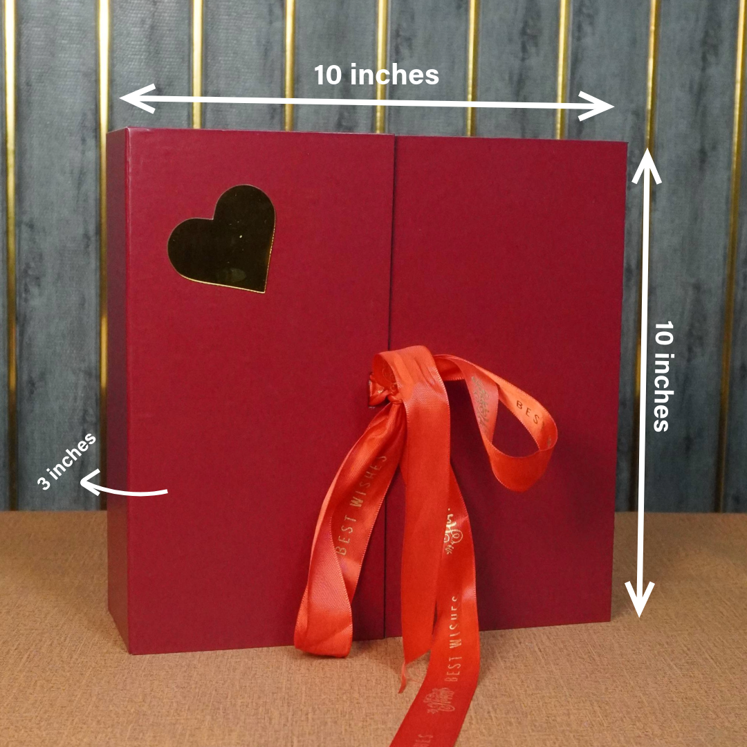 Double Door Heart Chocolate & Gift Box