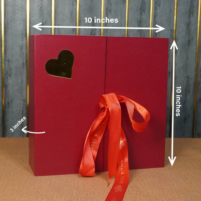 Double Door Heart Chocolate & Gift Box