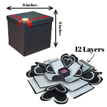 3 Layers Square Chocolate Gift Box