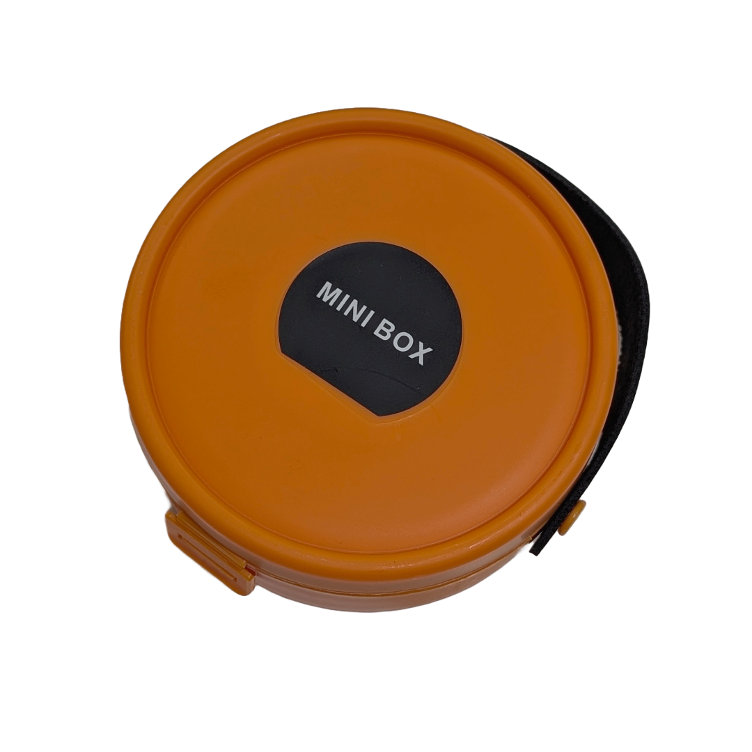 Multi Color Round Mini Jewelry Organizer With Mirror