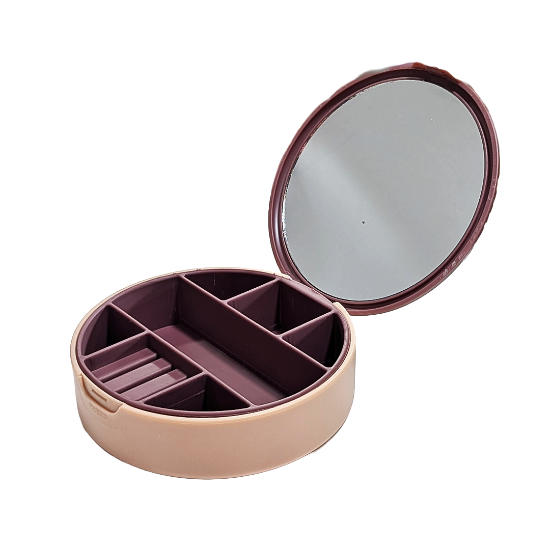 Multi Color Mini Jewelry Organizer With Mirror