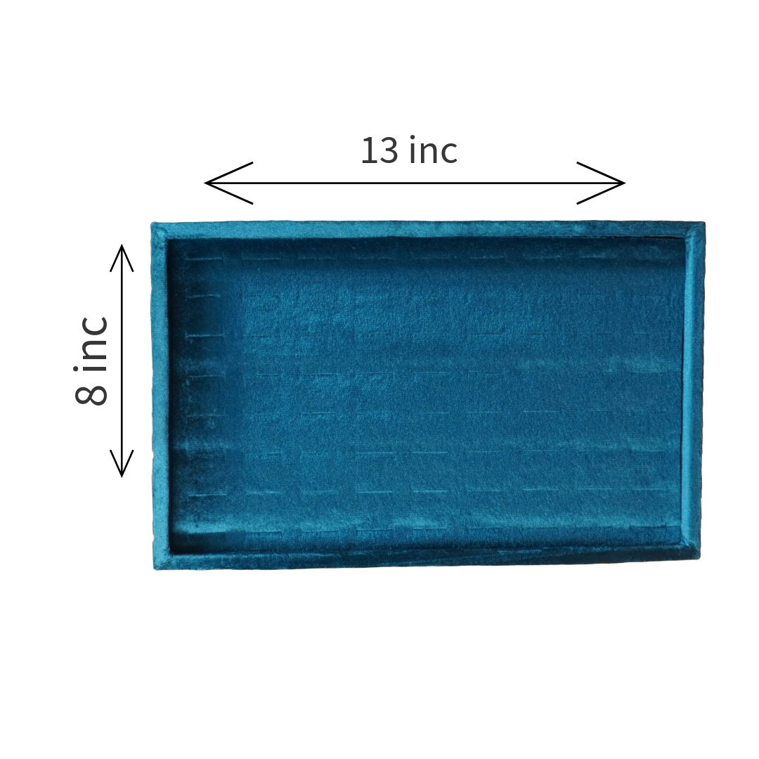 72 PIECES VELVET RING TRAYS