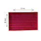 72 PIECES VELVET RING TRAYS