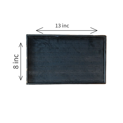 72 PIECES VELVET RING TRAYS