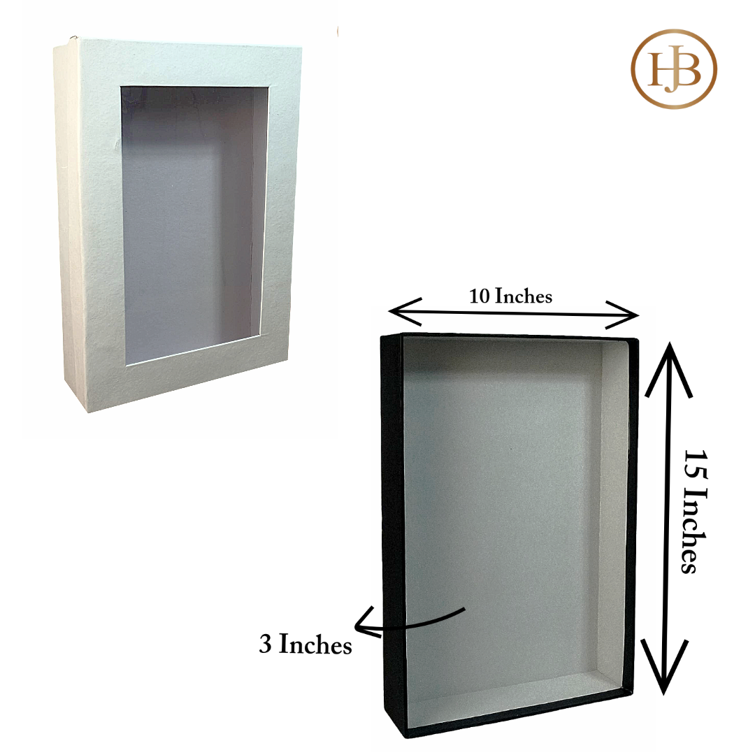 Top & Bottom Window Gift Box – Single Piece Packaging
