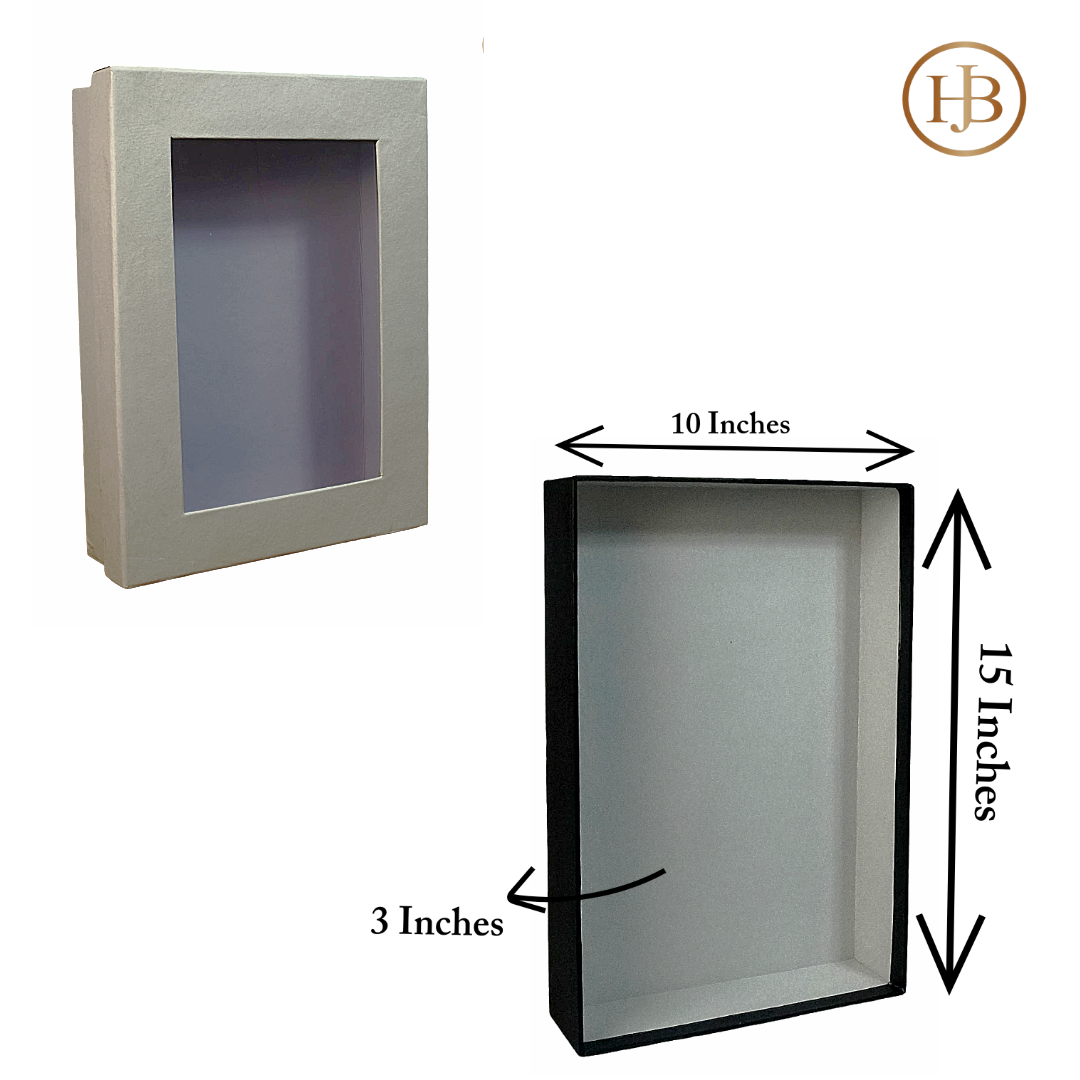 Top & Bottom Window Gift Box – Single Piece Packaging