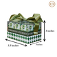 Floral Clear Lid Gift Box – With Ribbon Closure