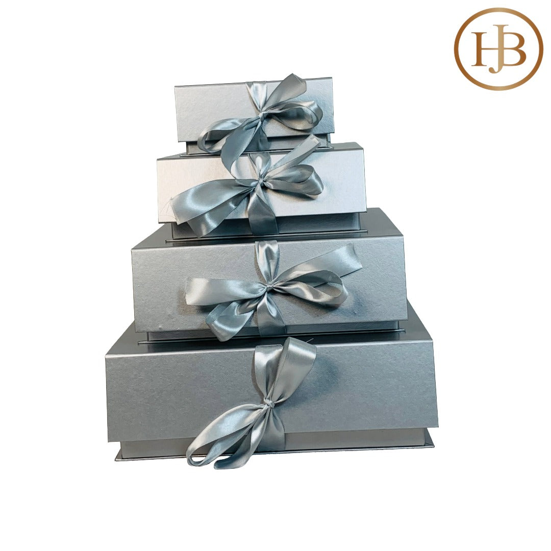 4 Pc Elegance Display Ribbon Gift Boxes