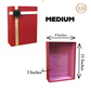 Top & Bottom Trio Boxes – 3-Piece Premium Flower Gift Set