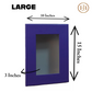 Top & Bottom Window Gift Box – Single Piece Packaging