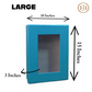 Top & Bottom Window Gift Box – Single Piece Packaging