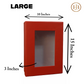 Top & Bottom Window Gift Box – Single Piece Packaging