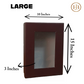 Top & Bottom Window Gift Box – Single Piece Packaging