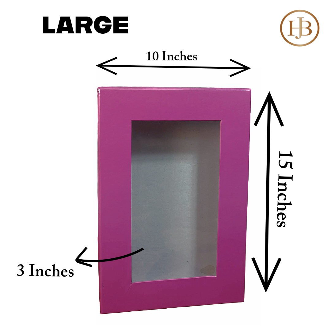 Top & Bottom Window Gift Box – Single Piece Packaging