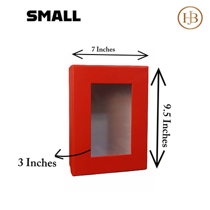 Top & Bottom Window Gift Box – Single Piece Packaging