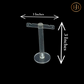 Acrylic T-Bar Earring Display Stands