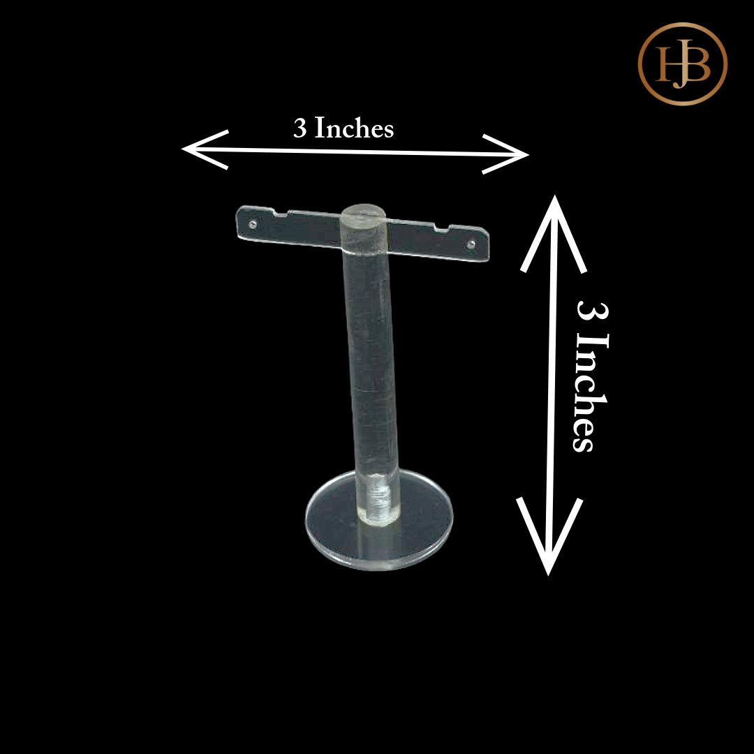 Acrylic T-Bar Earring Display Stands